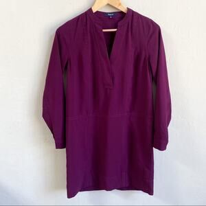 Madewell Purple Long Sleeve‎ Shift Dress XS